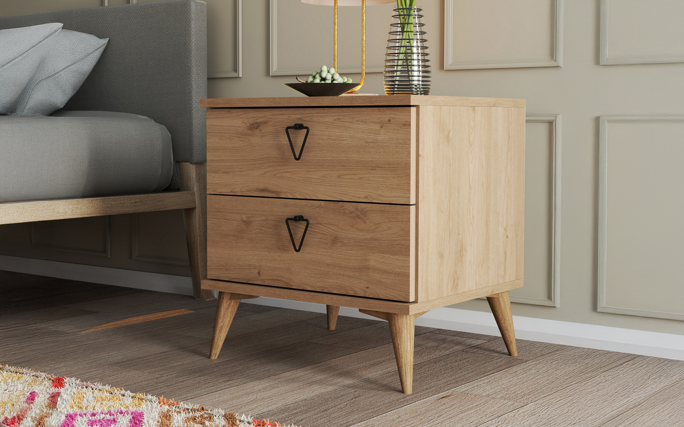 Noptiera Versa, stejar  1